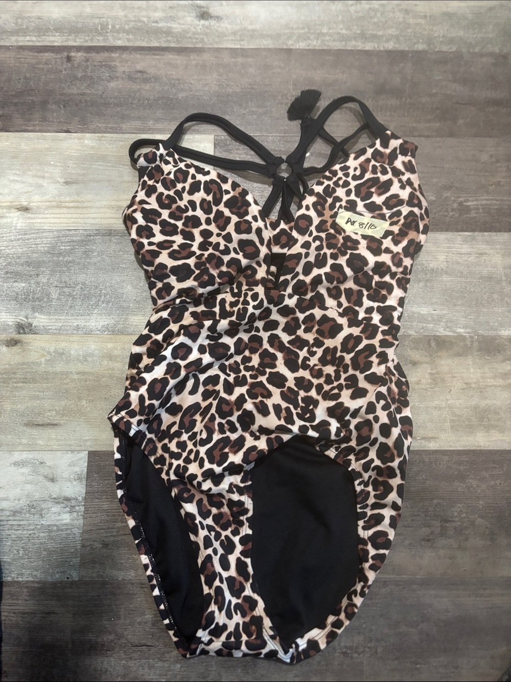 Time & Tru Leopard Swimsuit - Picture 2 of 3